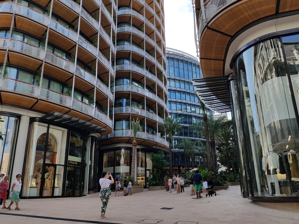 Monaco, Monte Carlo, Chinese Tourists Shopping in Louis Vuitton